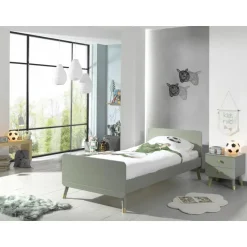 Bed Billy 90x200 - olijfgroen