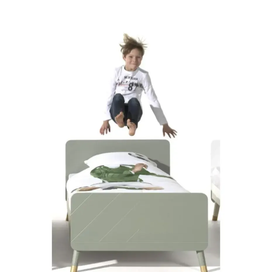 Bed Billy 90x200 - olijfgroen