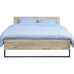 Bed Dex - eikenkleur - 140x200 cm