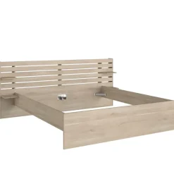 Bed Evi - eikenkleur - 180x200 cm