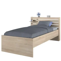 Bed Evi - eikenkleur - 90x200 cm