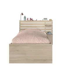 Bed Evi - eikenkleur - 90x200 cm