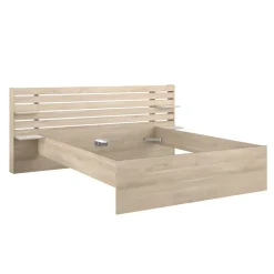 Bed Evi - eikenkleur - 160x200 cm