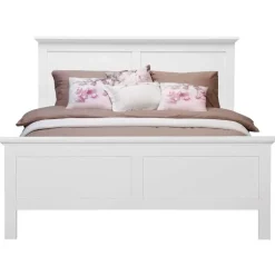 Bed Fleur - wit - 140x200 cm