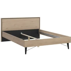 Bed Kansas - eikenkleur - 180x200 cm