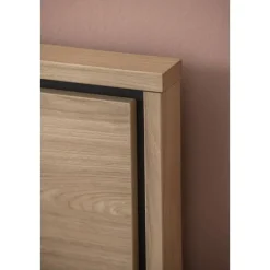 Bed Kansas - eikenkleur - 180x200 cm