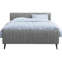 Bed Lieke - grijs/groen - 180x200 cm
