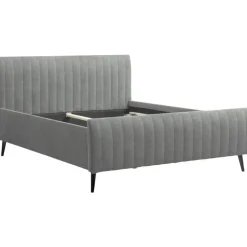 Bed Lieke - grijs/groen - 140x200 cm