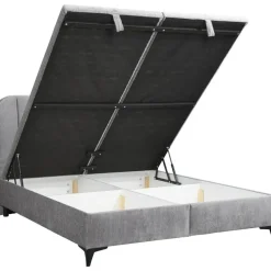 Bed Lizz met opbergruimte - grijs - 160x200 cm