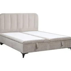 Bed Lizz met opbergruimte - greige - 160x200 cm
