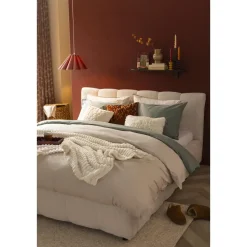 Bed Maudy met opbergruimte - ecru - 180x200 cm