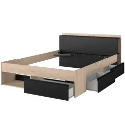 Bed Most 160x200cm - eik/zwart