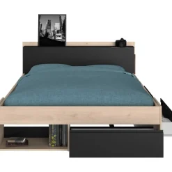 Bed Most 160x200cm - eik/zwart