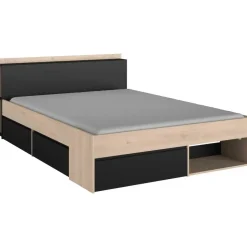 Bed Most 160x200cm - eik/zwart