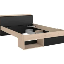 Bed Most 160x200cm - eik/zwart