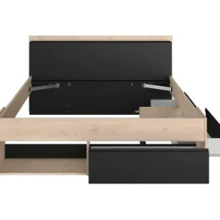 Bed Most 160x200cm - eik/zwart