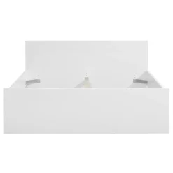 Bed Naia - hoogglans wit - 160x200 cm