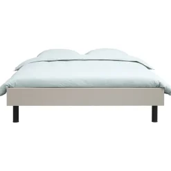 Bed Nova - kiezelkleur - 180x200 cm