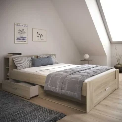 Bed Polly 160 x 200 cm-Kronberg eik