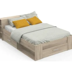 Bed Polly 140 x 200 cm-Kronberg eik