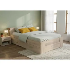 Bed Polly 140 x 200 cm-Kronberg eik