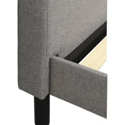 Bed Stijn - grijs - 160x200 cm