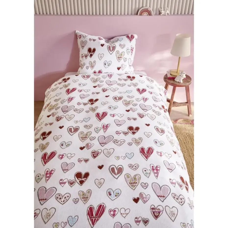 Beddinghouse Kids Sweethearts dekbedovertrek - 100x135 - Multi