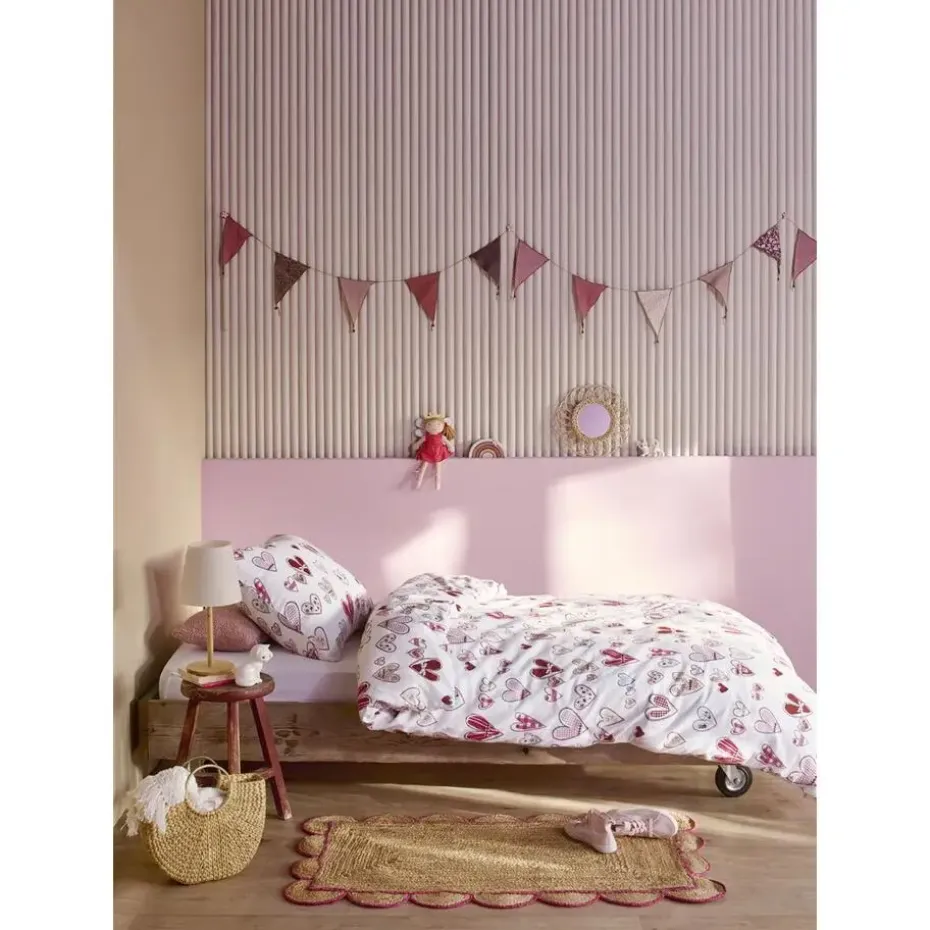 Beddinghouse Kids Sweethearts dekbedovertrek - 100x135 - Multi