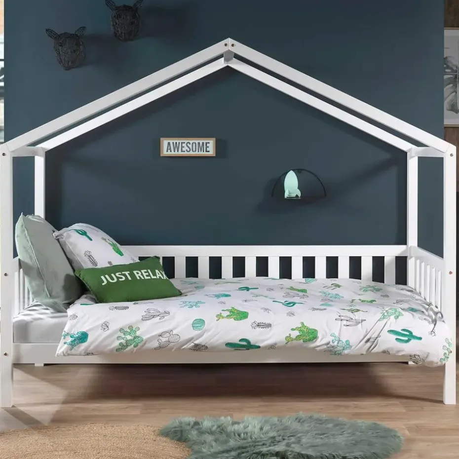 Bedhuisje Dallas 2 90x200 - wit