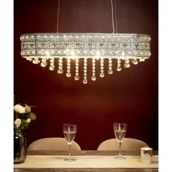 BELELLE - Kroonluchter - Zilver - Ijzer