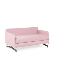 BELFAST - Slaapbank - Roze - Polyester
