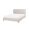 BELFORT - Tweepersoonsbed - Beige - 140 x 200 cm - Polyester
