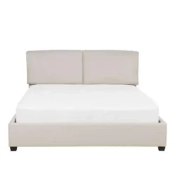 BELFORT - Tweepersoonsbed - Beige - 140 x 200 cm - Polyester