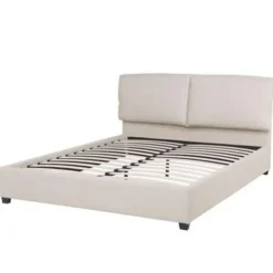 BELFORT - Tweepersoonsbed - Beige - 140 x 200 cm - Polyester