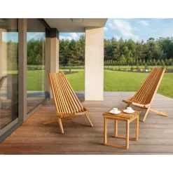 BELLANO - Balkonset - Lichthout - Acaciahout