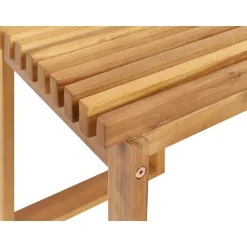 BELLANO - Bijzettafel - Lichthout - Acaciahout