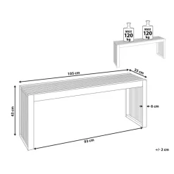 BELLANO - Tuinbank - Lichthout - Acaciahout
