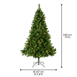 Bellatio Decorations Imperial kerstboom - groen - H240 cm