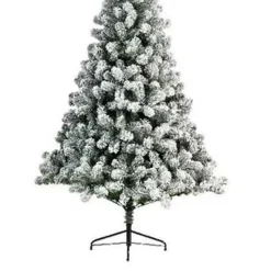 Bellatio decorations Imperial Pine kerstboom - besneeuwd - H150 cm - D97 cm