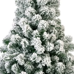 Bellatio decorations Imperial Pine kerstboom - besneeuwd - H150 cm - D97 cm