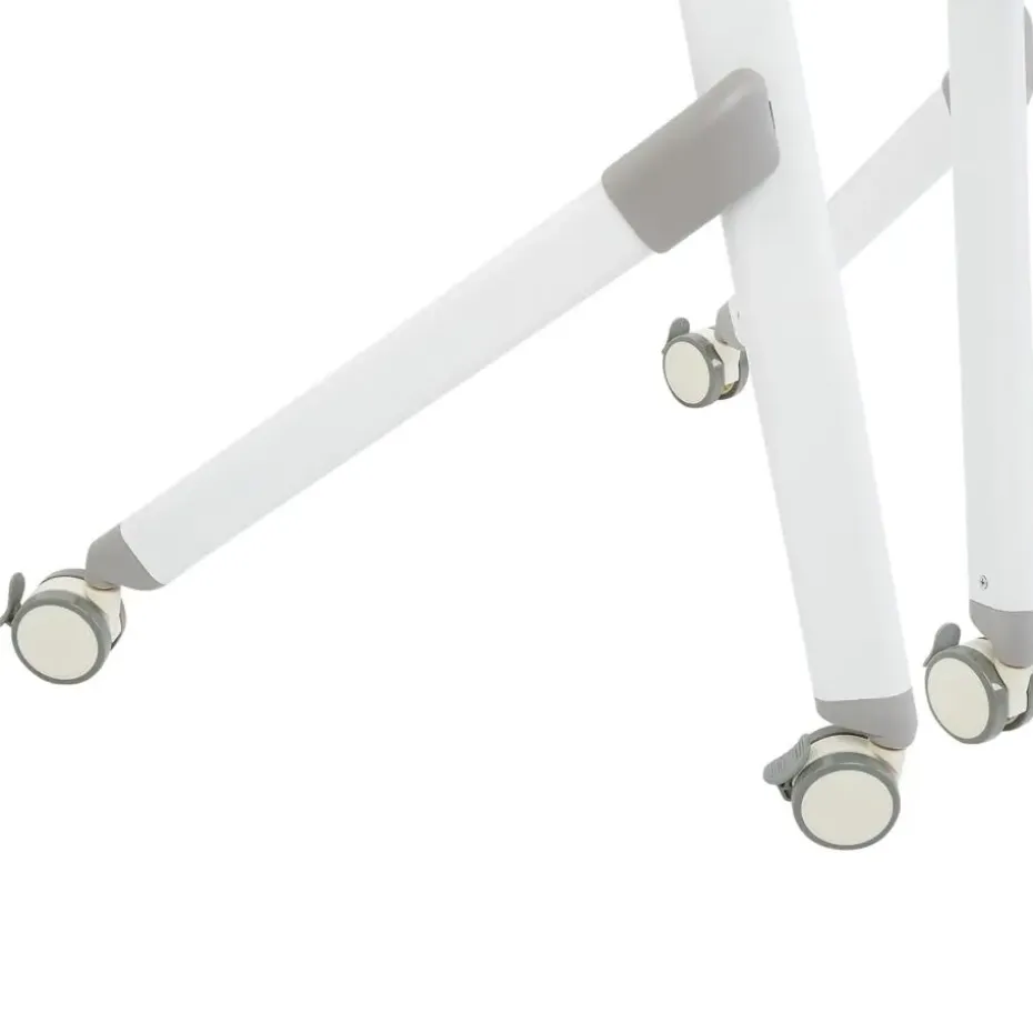 BENDI - Bureau inklapbaar - Wit - 90 x 64 cm - Metaal