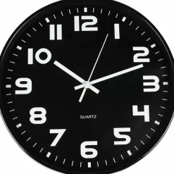 Benson Wandklok - zwart - D30 cm - modern design - stijlvol