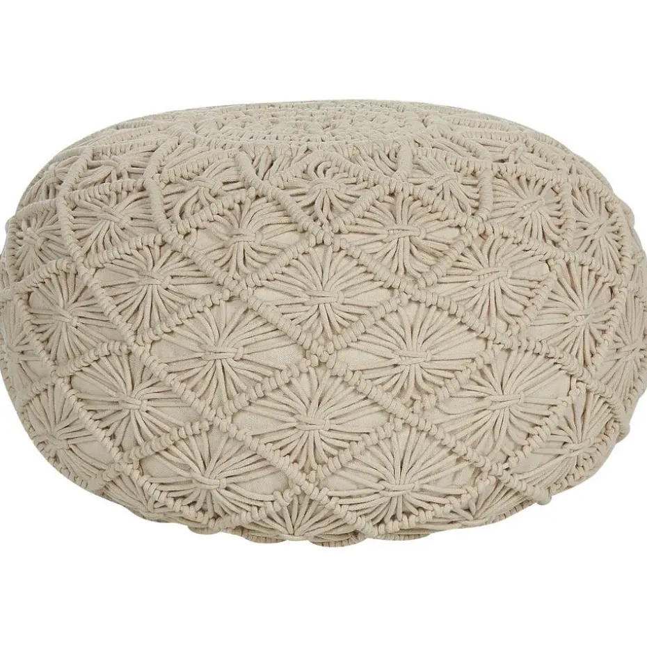 BERKANE - Poef - Beige - Katoen