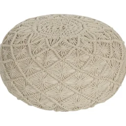 BERKANE - Poef - Beige - Katoen