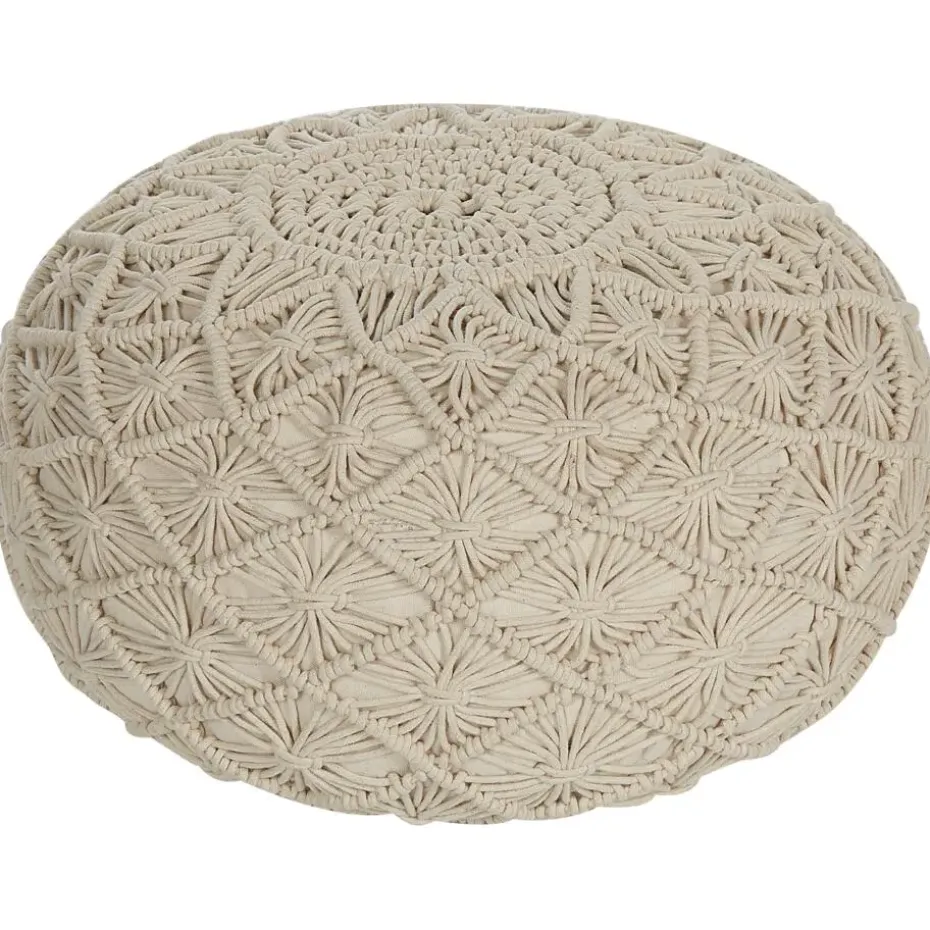 BERKANE - Poef - Beige - Katoen