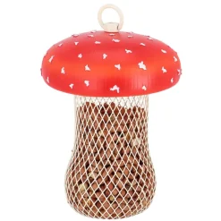 Best for Birds Voedersilo noten Fungi - PVC/ijzer - 13 x 18 cm