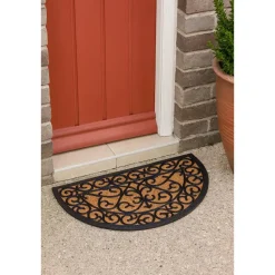 Best for Boots Deurmat - halfrond - kokos en rubber - 75 x 45 cm