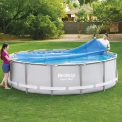 Bestway - Solarzwembadhoes - Blauw - Polyetheen - 427 cm