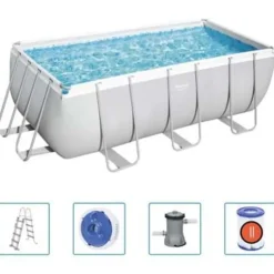 Bestway - Zwembad - Staal - 412 x 201 x 122 cm