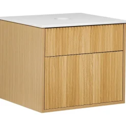 BEXTI - Badkamermeubel - Lichtbruin - 60 x 52 cm - Hout